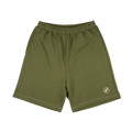 Relaxed Cut Terry Shorts - Army Green