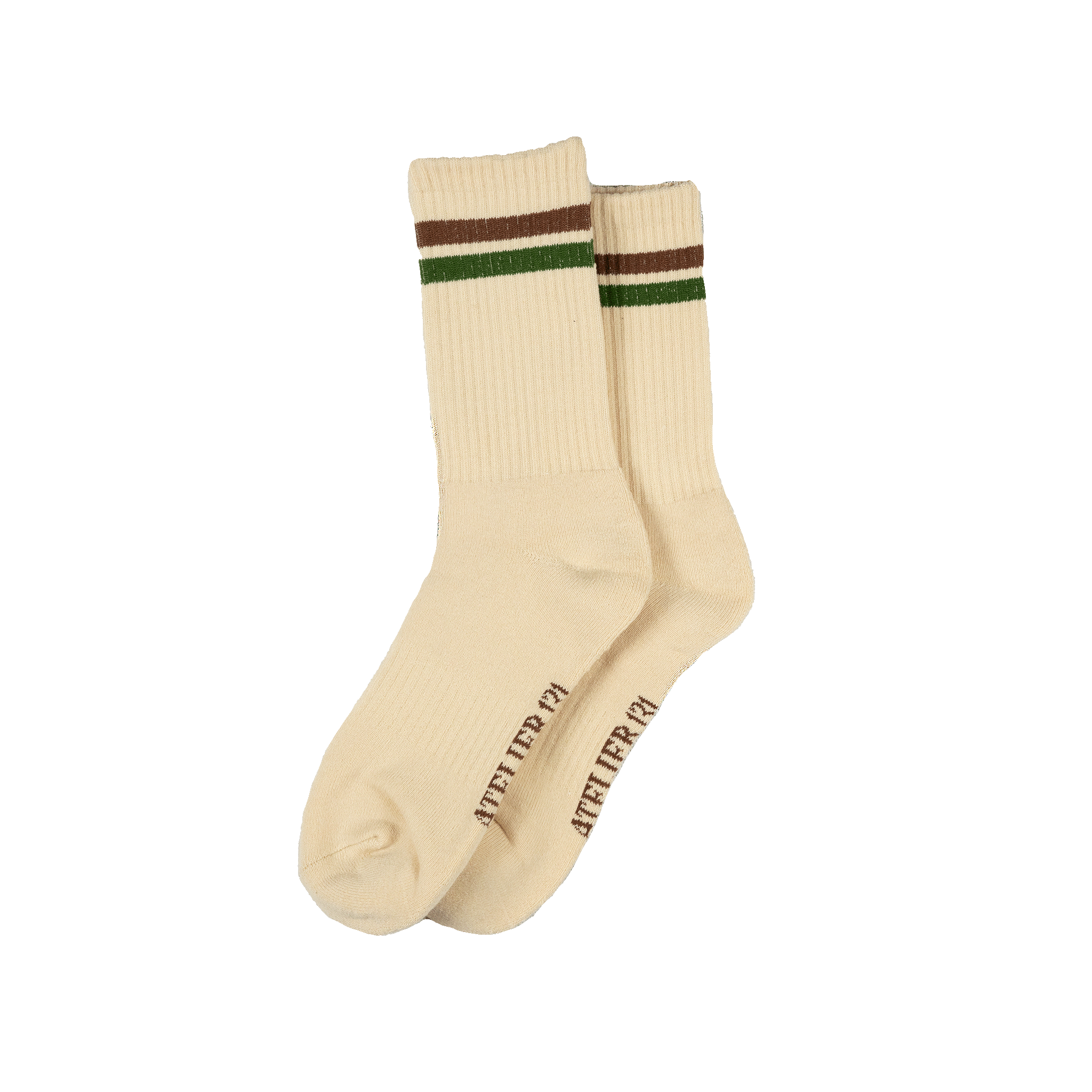 Everyday Socks - Oatmeal Stripe