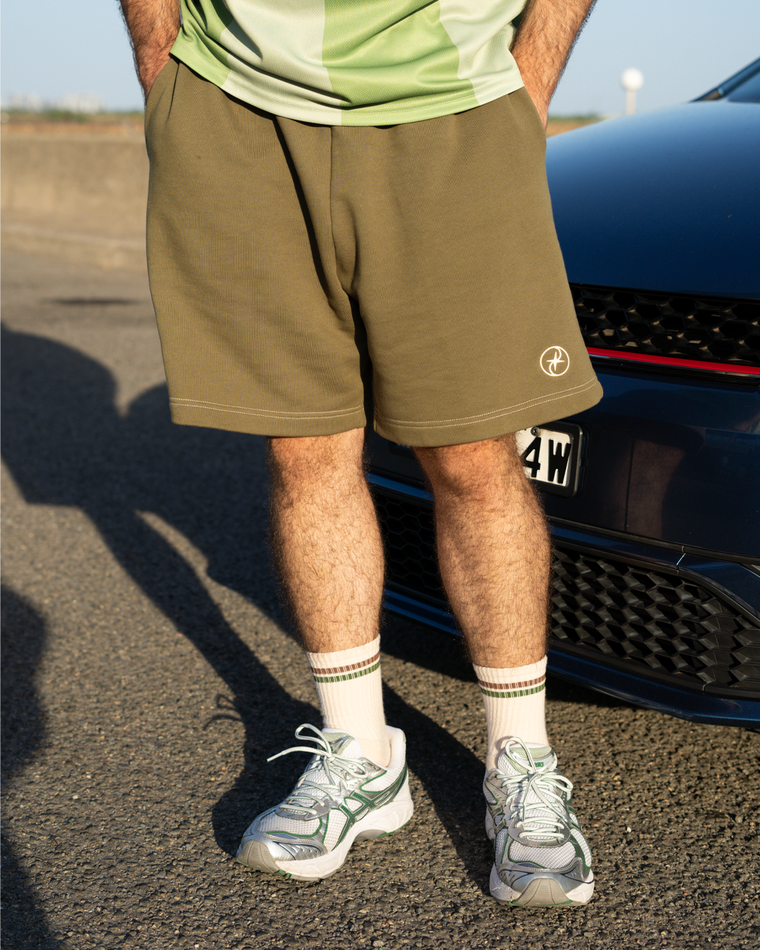 Everyday Socks - Oatmeal Stripe