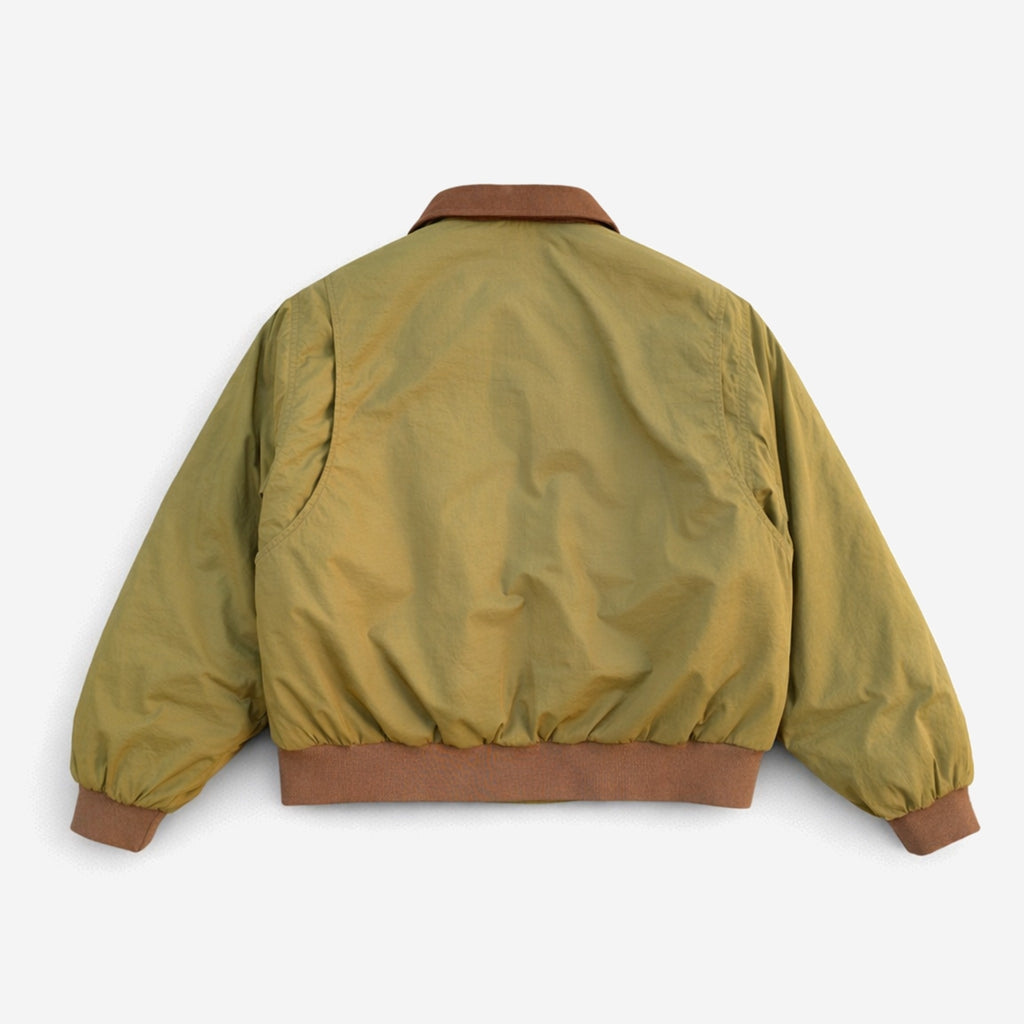 "FSJ-131" Military Bomber Jacket (Olive Drab / Chestnut)