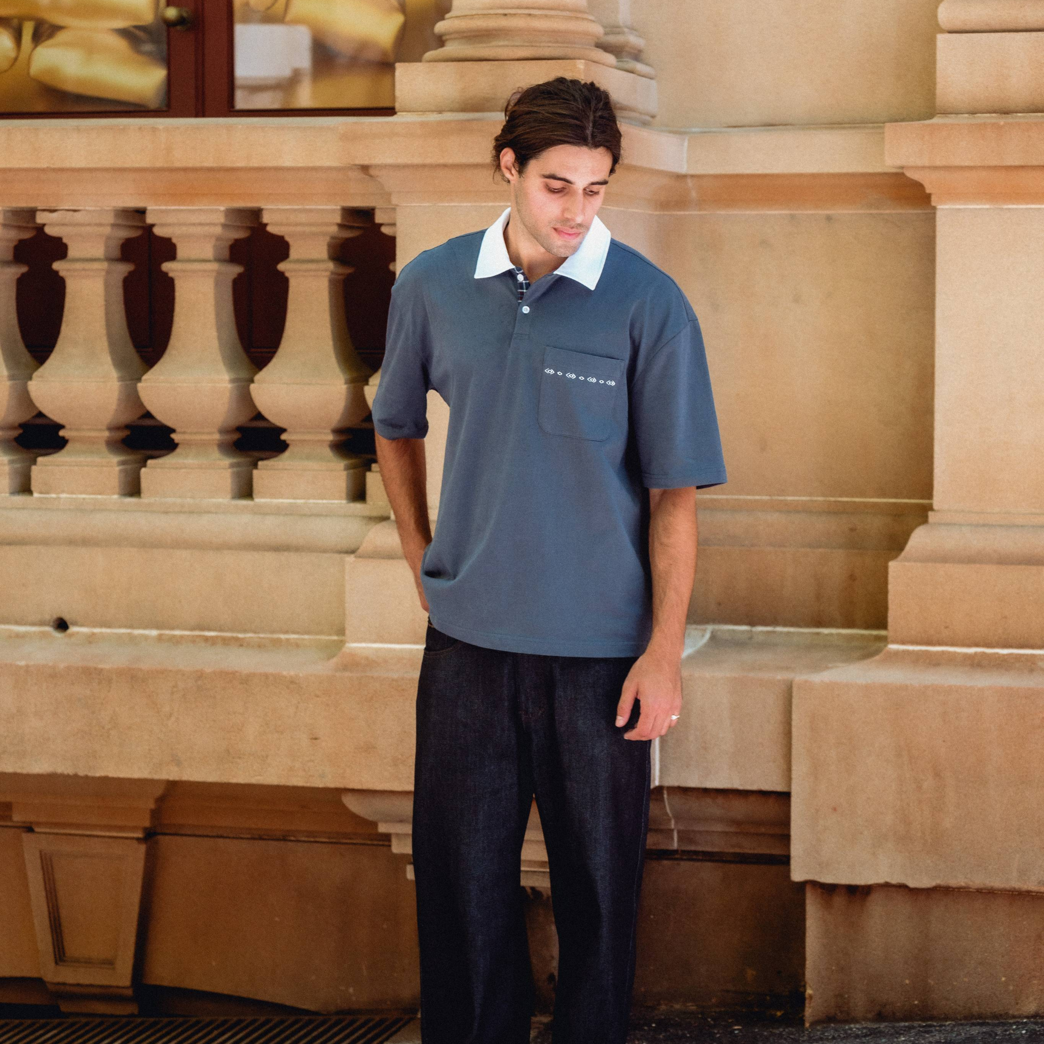 POLO ELEGANTE (Charcoal Navy)