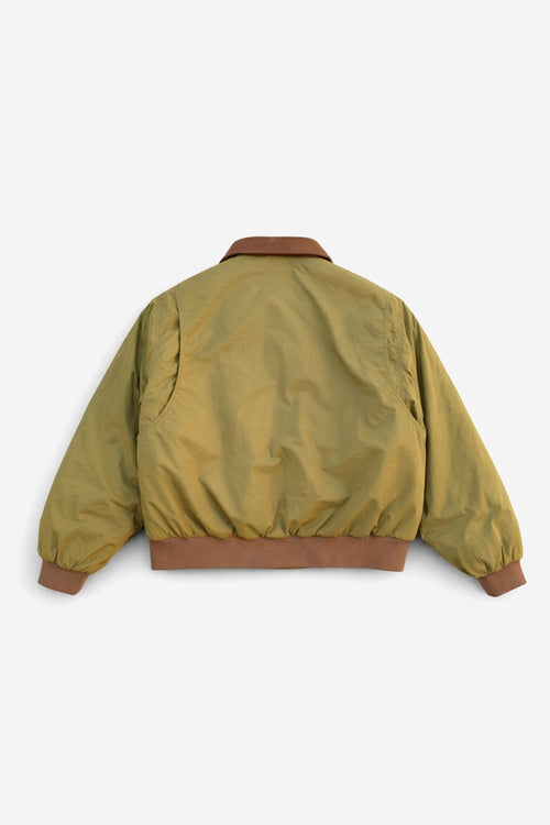 "FSJ-131" Military Bomber Jacket (Olive Drab / Chestnut)